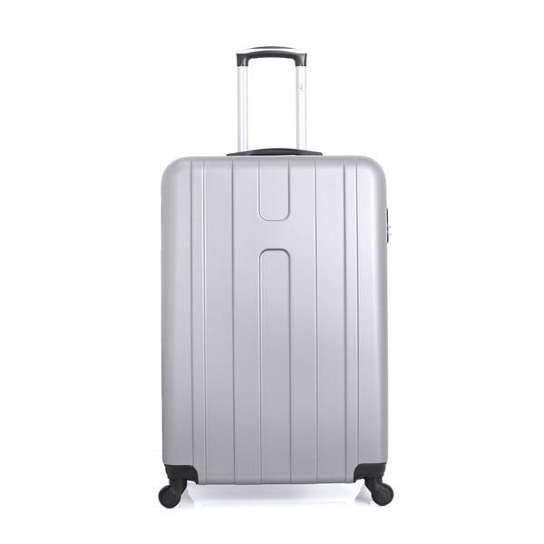 Cestovný kufor ve stříbrné barvě na kolieskach Hero Ioulia, 60 l
