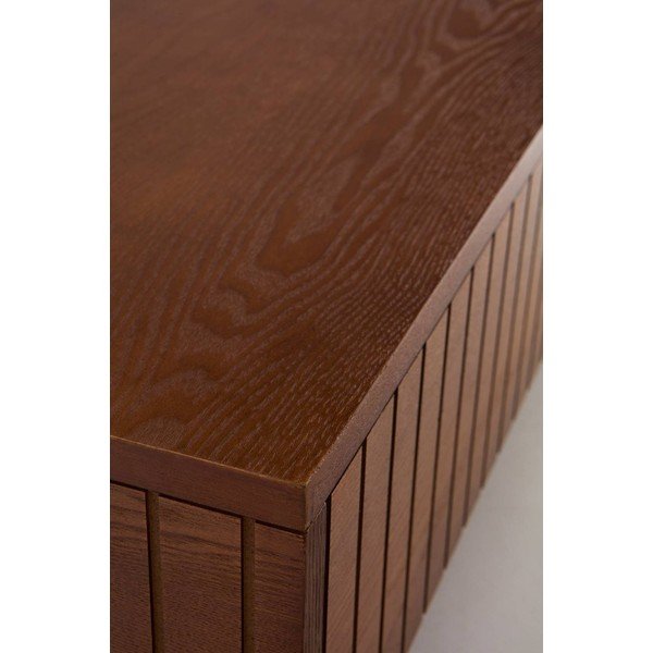 Tmavohnedý konferenčný stolík z MDF 90x90 cm Furuvik – Jotex-image-3