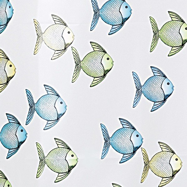 Sprchový záves InterDesign Fishy, ​​180 x 200 cm-image-1