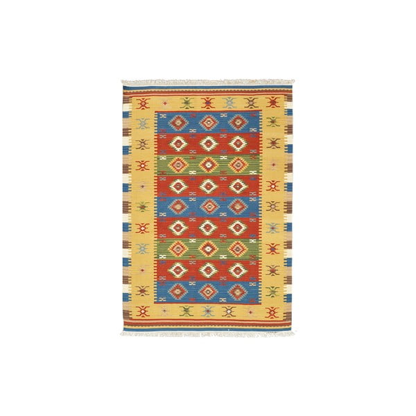 Ručne tkaný koberec Kilim Classic K38, 155x215 cm