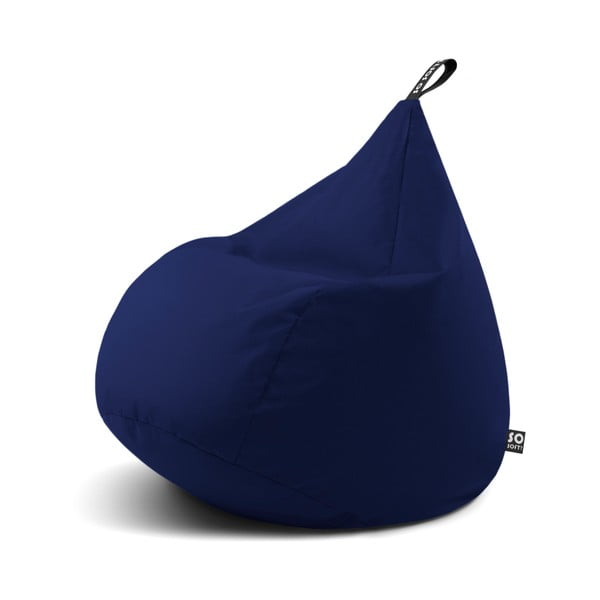 Tmavomodrý detský sedací vak Drop M – So Soft?