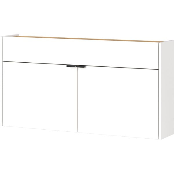 Biela skrinka v dekore duba 110x57x22 cm Ameca – Germania-image-2