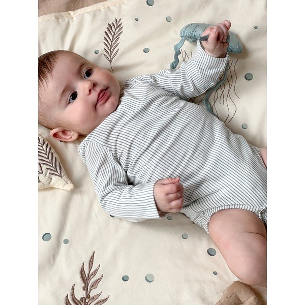 Svetložltá detská hracia podložka 80x80 cm Sea Garden – Cam Cam Copenhagen-image-2