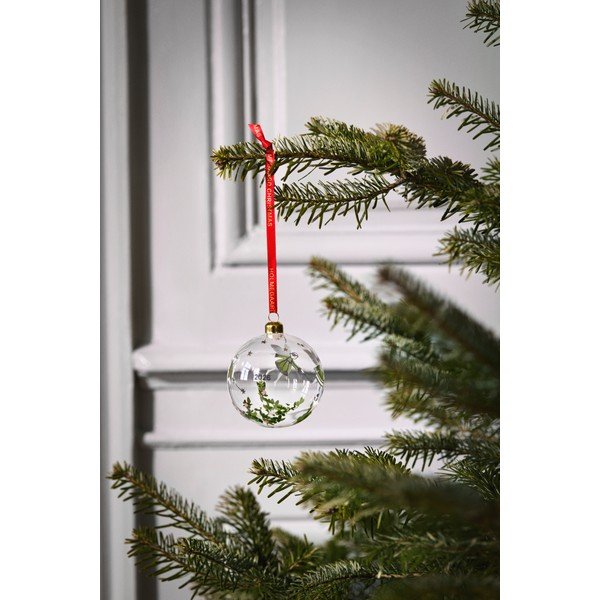 Sklenená ručne fúkaná vianočná ozdoba ø 8 cm Christmas – Holmegaard-image-1