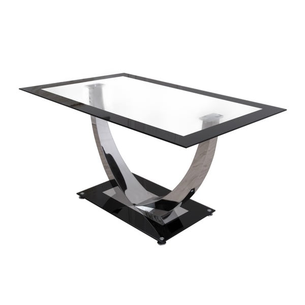 Čierny jedálenský stôl 13Casa Lux, 140 x 90 cm