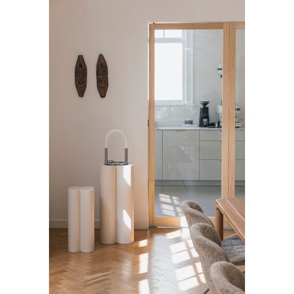 Kovová LED stolová lampa so stmievačom v striebornej farbe (výška  36 cm) Arch – Zuiver-image-2