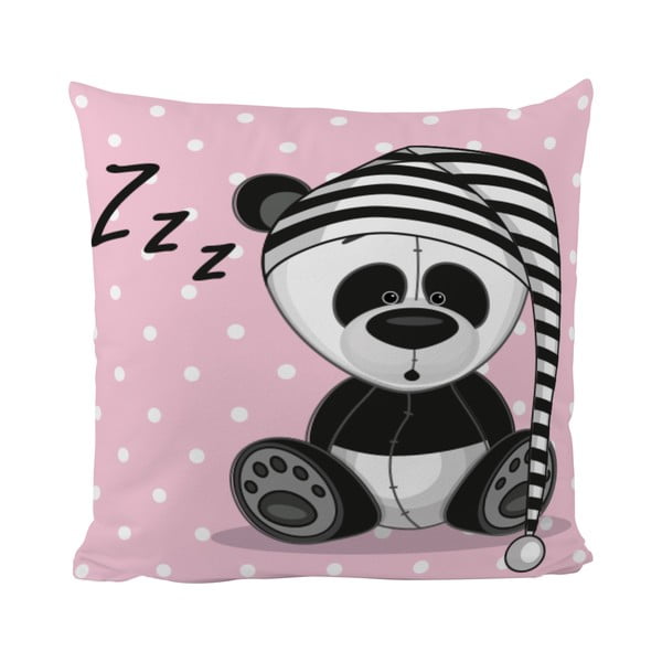 Vankúš Sleepy Panda, 50x50 cm