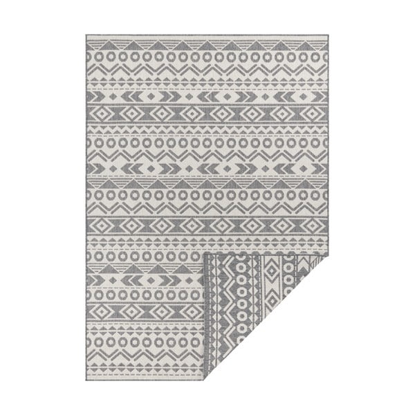 Sivo-biely vonkajší koberec Ragami Roma, 160 x 230 cm