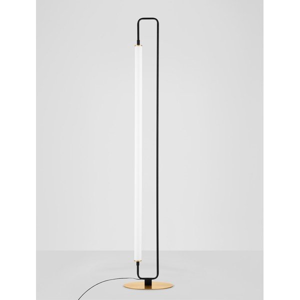 Biela/matne čierna kovová LED stojacia lampa (výška  150 cm) Wetro – Nova Luce-image-4