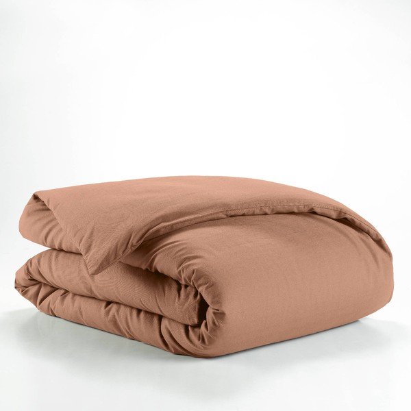 Bavlnená obliečka na perinu na jednolôžko v lososovej farbe 140x200 cm Lina – douceur d'intérieur