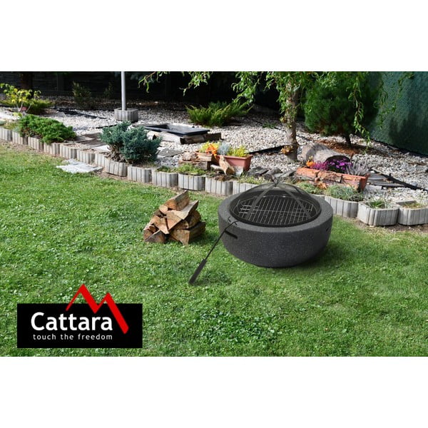 Čierne ohnisko z páleného kameňa Cattara La Palma-image-4