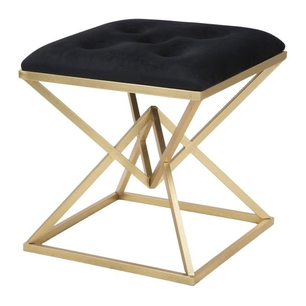 Stolička v čierno-zlatej farbe Mauro Ferretti Piramid-image-1