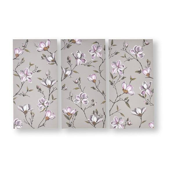Viacdielny obraz Graham & Brown Magnolia Daydream, 30 × 60 cm