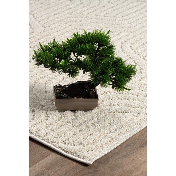Krémovobiely prateľný koberec 150x230 cm Loopy – Mila Home-image-2