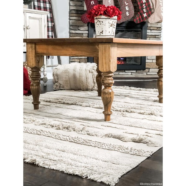 Svetlosivo-krémový prateľný ručne tkaný bavlnený koberec 170x240 cm Air Natural – Lorena Canals-image-4