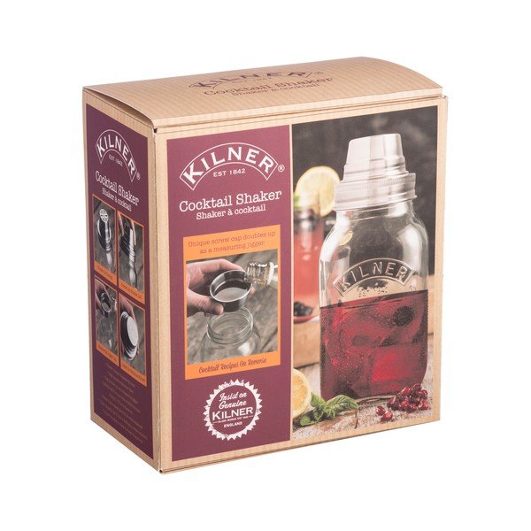 Sklenený šejker na koktaily Kilner, 1 l-image-1