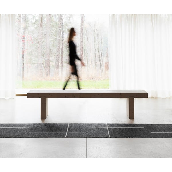 Čierny vnútorný a vonkajší behúň 70x270 cm Fred Black – Pappelina-image-1