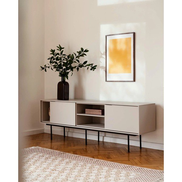 Sivobéžový TV stolík 189x61x42 cm Mod – noo.ma-image-1