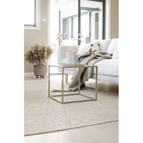 Krémový vnútorný a vonkajší koberec 180x220 cm Mono Linen Vanilla – Pappelina-image-1