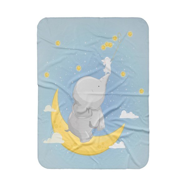 Modrá detská deka 85x125 cm - OYO kids