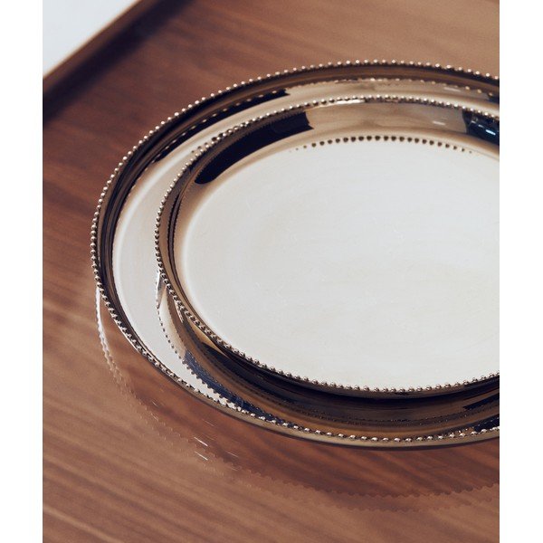 Tácka z nehrdzavejúcej ocele ø 28 cm Nirela – Kave Home-image-1
