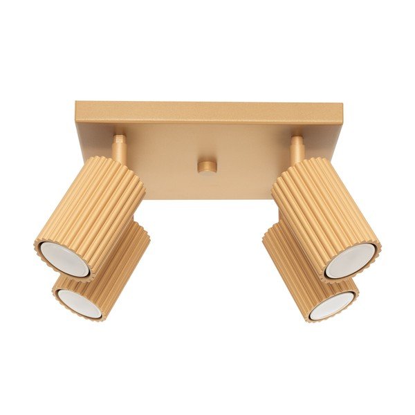 Bodové svietidlo v zlatej farbe 25x25 cm Gleam – Sollux