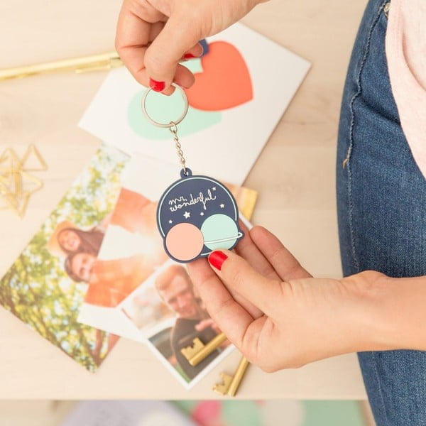 Prívesok na kľúče Mr. Wonderful Our love is Plutonic-image-2