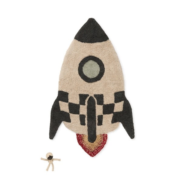 Bavlnený detský hrací koberec 85x135 cm Rocket – Lorena Canals