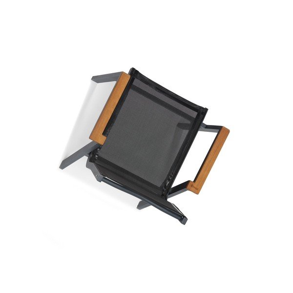 Čierne kovové záhradné stoličky v súprave 6 ks Ottowa – Floriane Garden-image-2