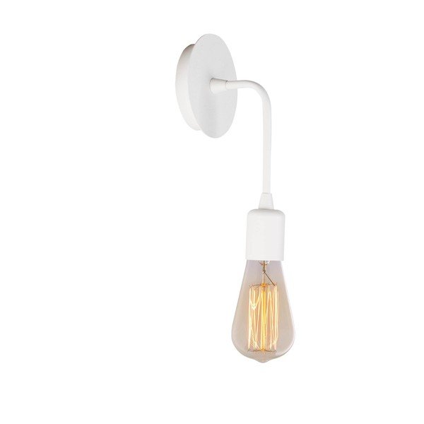 Biela nástenná lampa Simple Drop-image-2