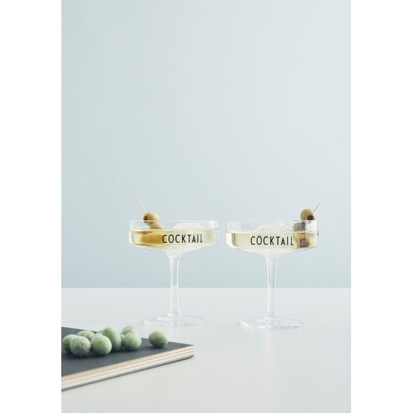 Súprava 2 koktailových pohárov Design Letters Cocktail-image-1