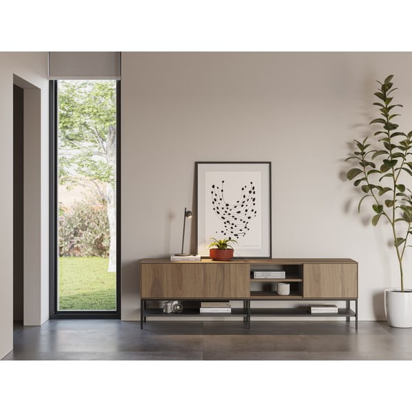 TV stolík v dekore duba v prírodnej farbe 180x55x35 cm Amira – Marckeric-image-1