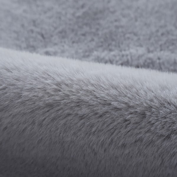 Svetlosivá syntetická kožušina 60x90 cm Caty – Ayyildiz Carpets-image-4
