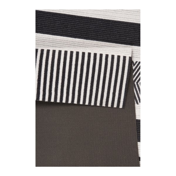 Čierno-sivý behúň Zala Living Cook & Clean Urban, 45 x 140 cm-image-1