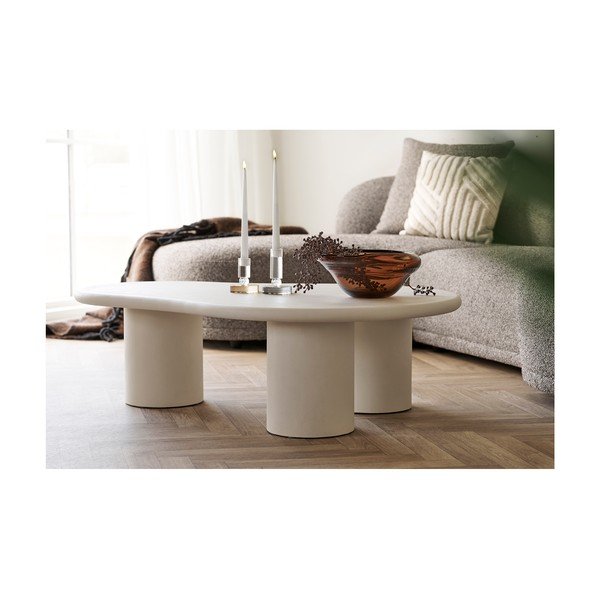 Svetlosivý konferenčný stolík 80x120 cm Palmera – House Nordic-image-4