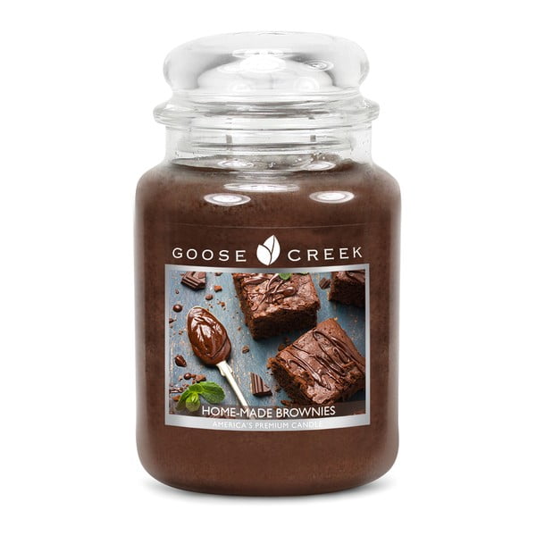 Vonná sviečka v sklenenej dóze Goose Creek Domáce Brownies, 150 hodín horenia