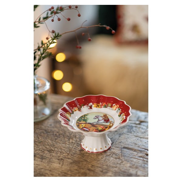 Porcelánový servírovací tanier s vianočným motívom Villeroy & Boch, ø 14,5 cm