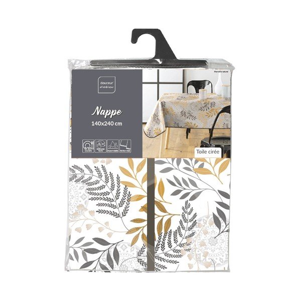 Umývateľný obrus ø 160 cm Merveille – douceur d'intérieur-image-1