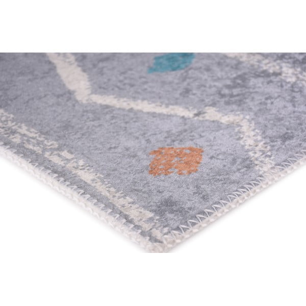 Svetlosivý umývateľný behúň 80x200 cm – Vitaus-image-2