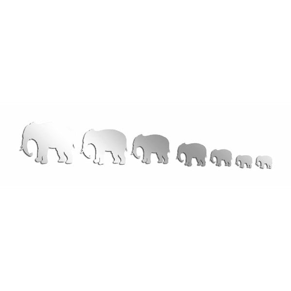 Dekoratívne zrkadlo Elephants