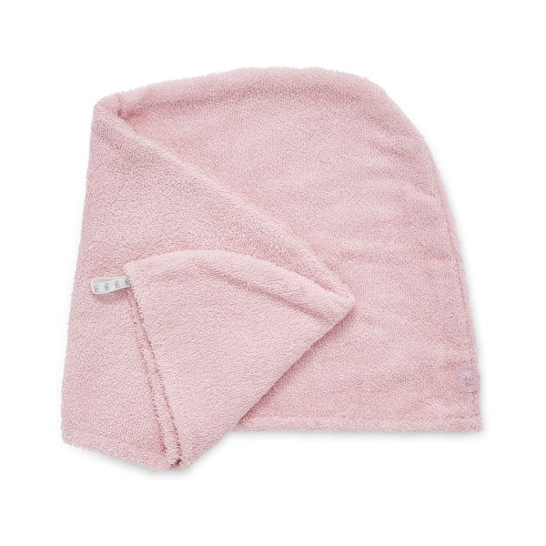 Ružové rýchloschnúce bavlnené uteráky na vlasy v súprave 2 ks 20x13 cm Quick Dry – Catherine Lansfield-image-2