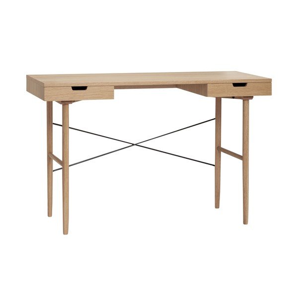 Pracovný stôl v dekore duba 55x120 cm Studio – Hübsch