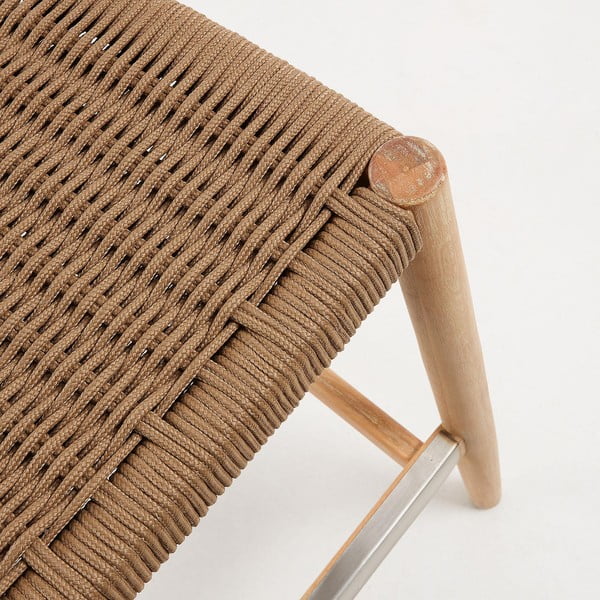 Vonkajšia barová stolička z eukalyptového dreva Kave Home Glynis-image-4