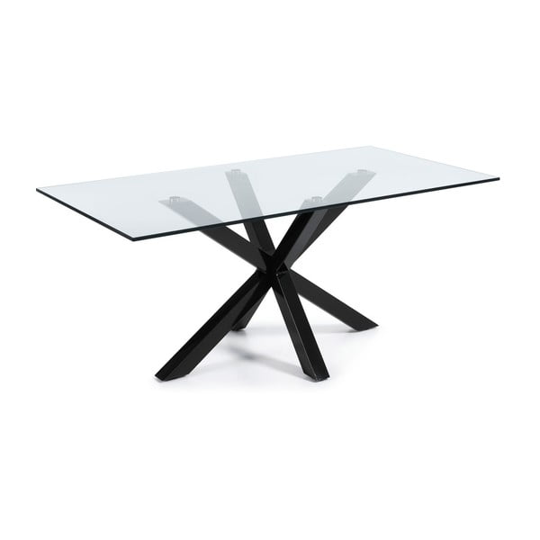 Jedálenský stôl s čiernou podnožou La Forma Arya, dĺžka 200 cm
