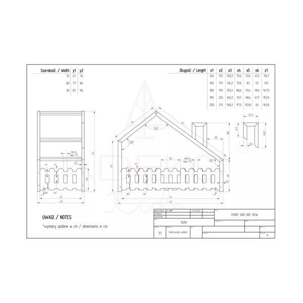 Domčeková detská posteľ 70x140 cm Dudu – Adeko-image-3