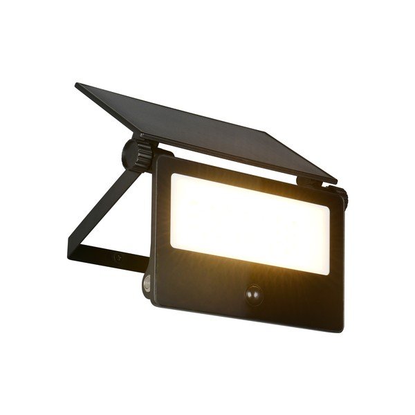 LED nástenné vonkajšie svietidlo so senzorom pohybu so solárnym panelom (výška  17,5 cm) Moura – Reality