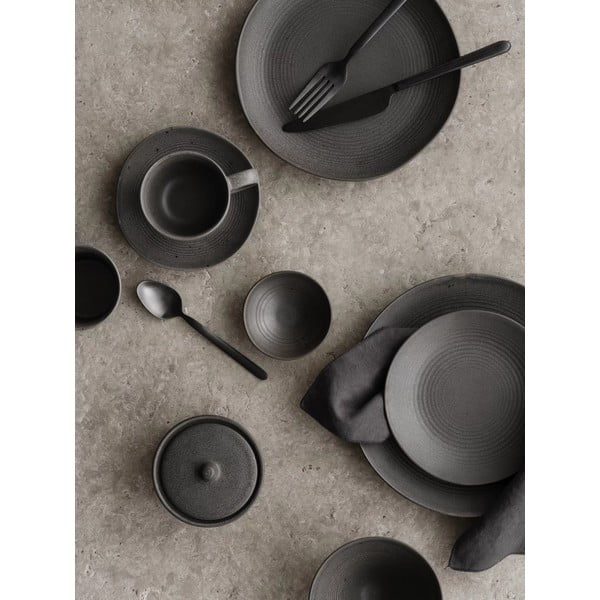 Čierny antikoro príbor 16 ks Stella – Blomus-image-1