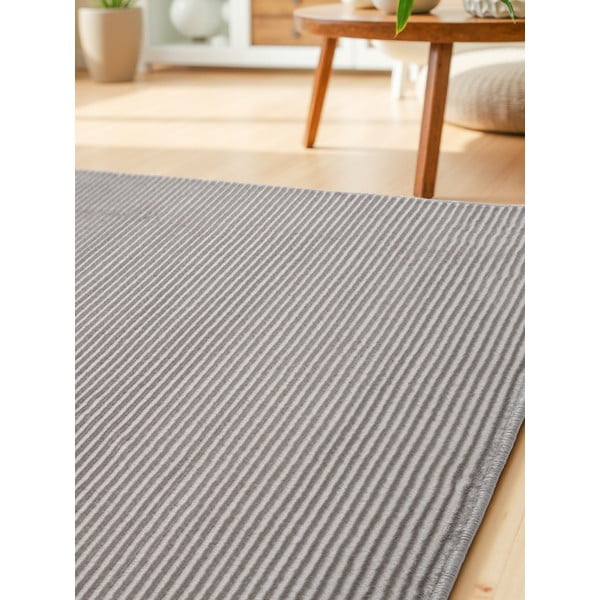 Sivo-krémový behúň 80x240 cm Perles Dolomite – Elle Decoration-image-1