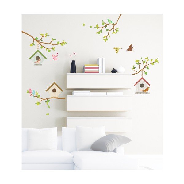 Samolepka Ambiance Sticks And Birds-image-2