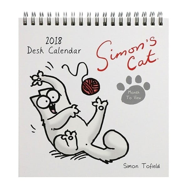 Stolový kalendár na rok 2018 Portico Designs Simon 's Cat
